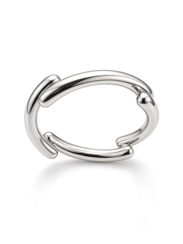 Veronix 14K Gold Curved Ring