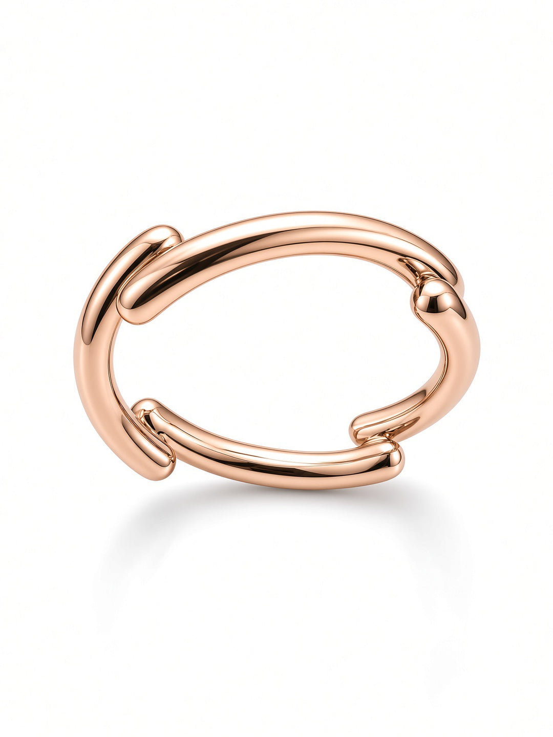 Veronix 14K Gold Curved Ring