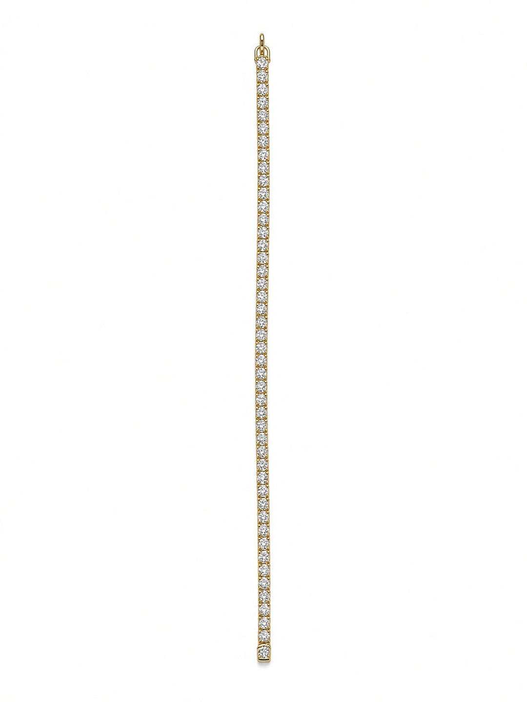 14K Gold Tennis Bracelet – 5.09 CT Lab Diamonds