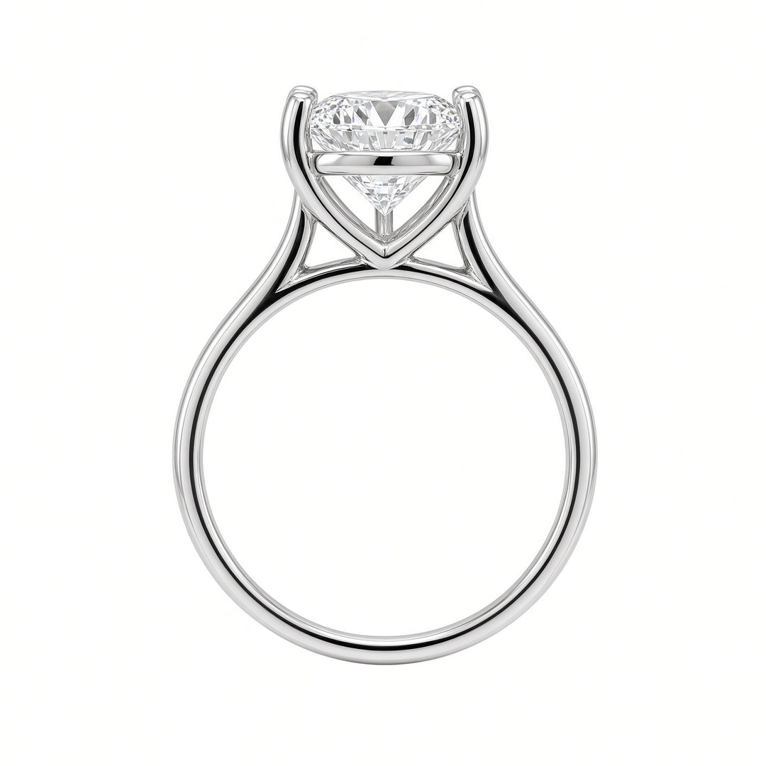 2.77CT Pear-Shaped Lab Diamond Solitaire Engagement Ring