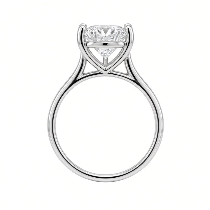 2.77CT Pear-Shaped Lab Diamond Solitaire Engagement Ring