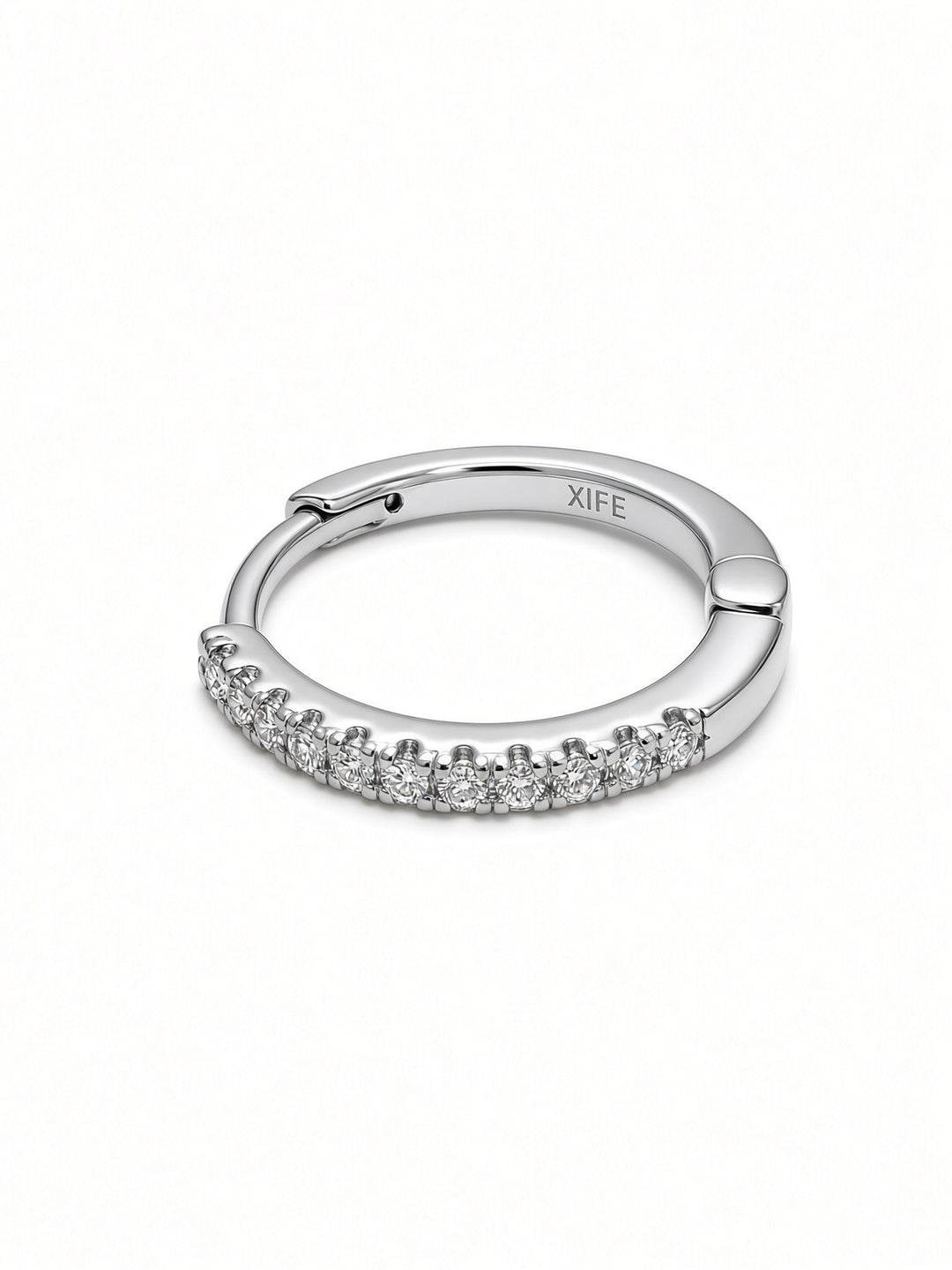14K Gold Diamond Huggy Earrings – 0.09CT Lab-Grown Diamonds